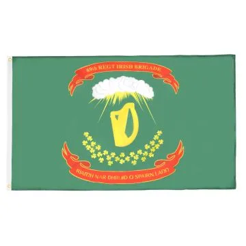 DRAPEAU BRIGADE IRLANDAISE DES ÉTATS-UNIS 150x90cm - DRAPEAU DE L\'ARMÉE DE L\'UNION 90 x 150 cm - DRAPEAUX