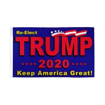 DRAPEAU DONALD TRUMP PRÉSIDENT ETATS-UNIS 2020 150x90cm - DRAPEAU ÉLECTION DES USA 90 x 150 cm - DRAPEAUX