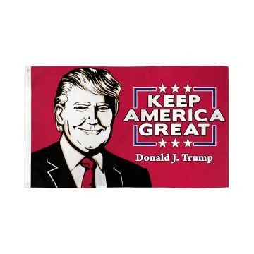 Drapeau Donald Trump Keep America Great 150x90cm - Drapeau Président Etats-Unis 90 x 150 cm - Drapeaux