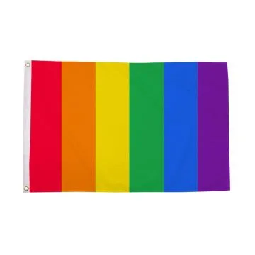 Drapeau Arc En Ciel Vertical 150x90cm - Drapeau LGBT Gay 90 x 150 cm - Drapeaux