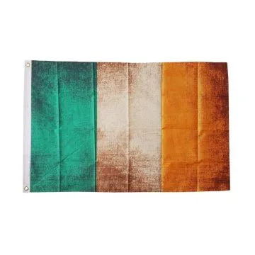 Drapeau Irlande Vintage 150x90cm - Drapeau irlandais vieilli 90 x 150 cm - Drapeaux
