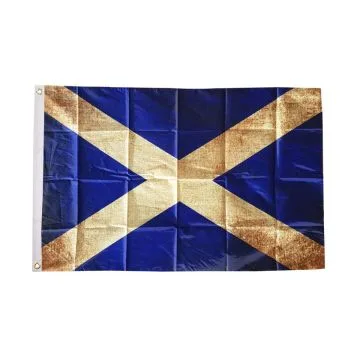 Drapeau Ecosse Vintage 150x90cm - Drapeau écossais vieilli 90 x 150 cm - Drapeaux