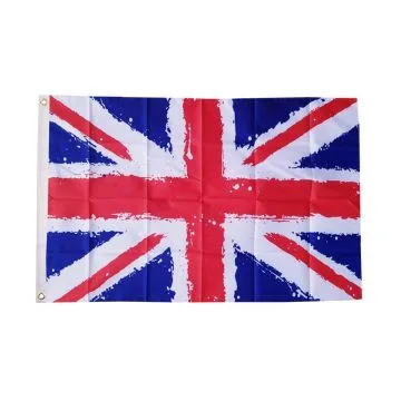 Drapeau Royaume-Uni Effet Peinture 150x90cm - Drapeau britannique - UK 90 x 150 cm - Drapeaux