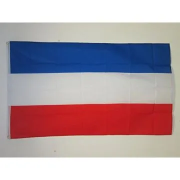 DRAPEAU RÉPUBLIQUE FÉDÉRALE DE YOUGOSLAVIE 150x90cm - DRAPEAU YOUGOSLAVE 90 x 150 cm - DRAPEAUX