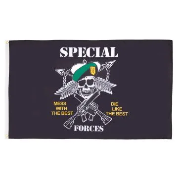 DRAPEAU USA ARMY SPÉCIAL FORCES 150x90cm - DRAPEAU AMÉRICAIN - ETATS-UNIS 90 x 150 cm - DRAPEAUX
