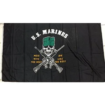 DRAPEAU USA ARMY US MARINES 150x90cm - DRAPEAU AMÍ?RICAIN - ETATS-UNIS 90 x 150 cm - DRAPEAUX