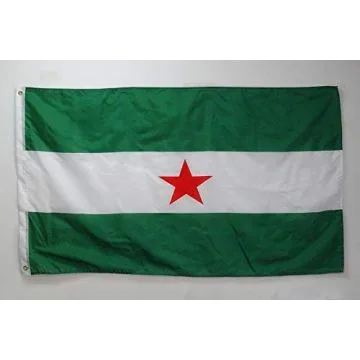 Drapeau Andalousie Arbonaida 150x90cm - Drapeau andalous indépendentiste 90 x 150 cm - Drapeaux