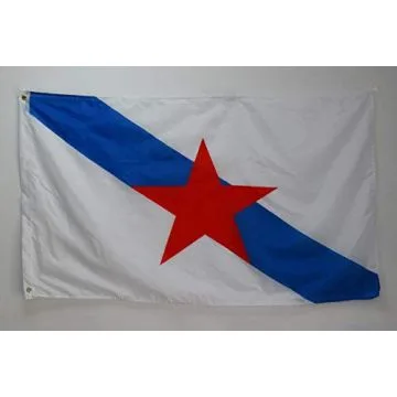 Drapeau Galice Estreleira 150x90cm - Drapeau indépendentiste de Galicia  90 x 150 cm - Drapeaux