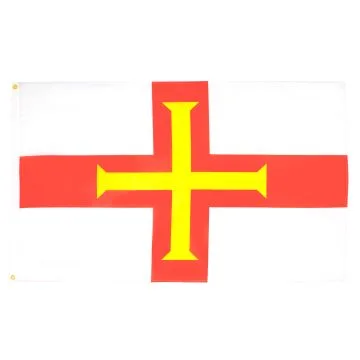 DRAPEAU GUERNESEY 150x90cm - DRAPEAU ANGLAIS 90 x 150 cm - DRAPEAUX