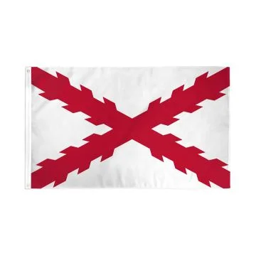 DRAPEAU DUCHÉ DE BOURGOGNE 150x90cm - DRAPEAU CROIX BOURGUIGNONNE 90 x 150 cm - DRAPEAUX