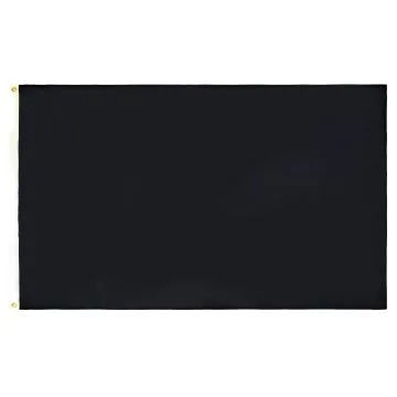 DRAPEAU COMMISSAIRE DE COURSE NOIR 150x90cm - DRAPEAU DISQUALIFICATION DU PILOTE CONCERNÉ 90 x 150 cm - DRAPEAUX
