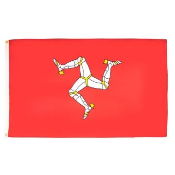 DRAPEAU ILE DE MAN 150x90cm - DRAPEAU ANGLAIS 90 x 150 cm - DRAPEAUX