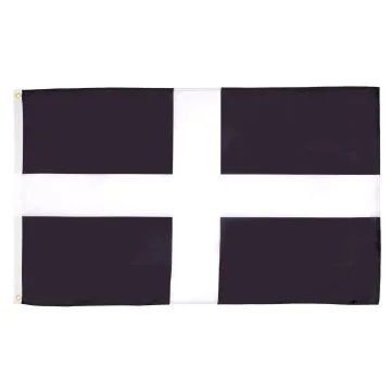 DRAPEAU COMTÉ DE CORNWALL 150x90cm - DRAPEAU COUNTY OF CORNWALL - ANGLETERRE 90 x 150 cm - DRAPEAUX