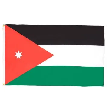DRAPEAU JORDANIE 250x150cm - GRAND DRAPEAU JORDANIEN 150 x 250 cm