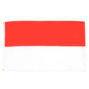 DRAPEAU MONACO 250x150cm - GRAND DRAPEAU MONÉGASQUE 150 x 250 cm