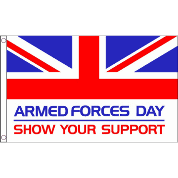 Drapeau Jour des forces armées du Royaume-Uni 250x150cm - GRAND Drapeau Armed Forces Day 150 x 250 cm