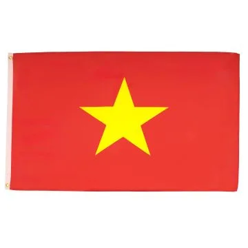 DRAPEAU VIETNAM 250x150cm - GRAND DRAPEAU VIETNAMIEN 150 x 250 cm