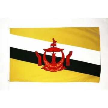 DRAPEAU BRUNEI 250x150cm - GRAND DRAPEAU BRUNÍ?IEN 150 x 250 cm