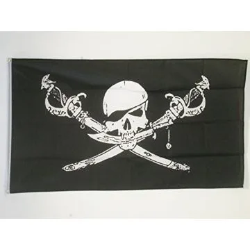 DRAPEAU PIRATE BRETHREN OF THE COAST 250x150cm - GRAND DRAPEAU CORSAIRE 150 x 250 cm
