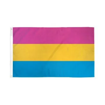 Drapeau Pansexualité 250x150cm - GRAND Drapeau omnisexualité - pansexuel 150 x 250 cm
