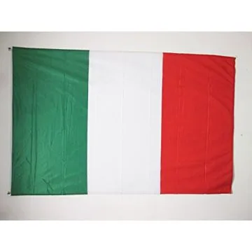 DRAPEAU ITALIE 150x90cm oeillets - DRAPEAU ITALIEN 90 x 150 cm Spécial Extérieur - DRAPEAUX