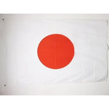 DRAPEAU JAPON 150x90cm oeillets - DRAPEAU JAPONAIS 90 x 150 cm Spécial Extérieur - DRAPEAUX