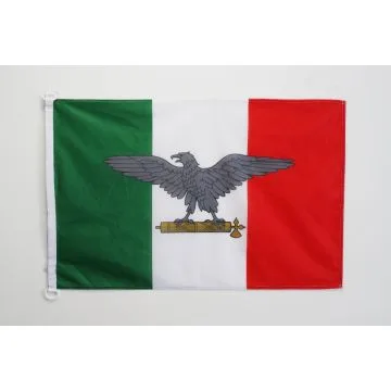 Drapeau République sociale italienne RSI 150x90cm - Drapeau Italie fasciste 1943-1945 90 x 150 cm Spécial Extérieur - Drapeaux