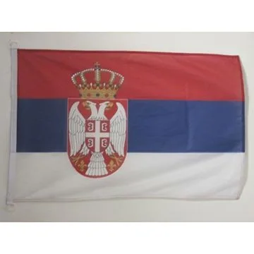 DRAPEAU SERBIE 150x90cm - DRAPEAU SERBE 90 x 150 cm Spécial Extérieur - DRAPEAUX