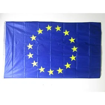 DRAPEAU EUROPE 150x90cm - DRAPEAU EUROPÉEN 90 x 150 cm Spécial Extérieur - DRAPEAUX