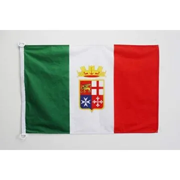 Drapeau naval militaire de l\'Italie 150x90cm - Drapeau italien 90 x 150 cm Spécial Extérieur - Drapeaux