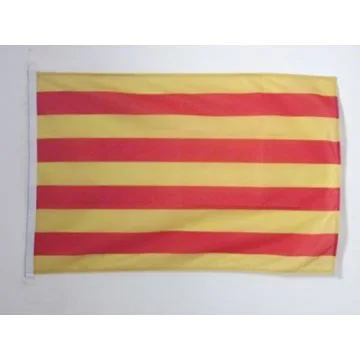 DRAPEAU CATALOGNE 150x90cm - DRAPEAU CATALAN 90 x 150 cm Spécial Extérieur - DRAPEAUX