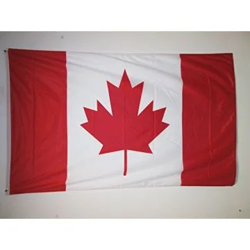 DRAPEAU CANADA 150x90cm oeillets - DRAPEAU CANADIEN 90 x 150 cm Spécial Extérieur - DRAPEAUX