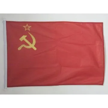 DRAPEAU URSS 150x90cm - DRAPEAU COMMUNISTE - RUSSIE 90 x 150 cm Spécial Extérieur - DRAPEAUX