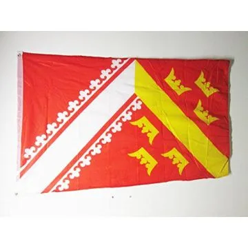 DRAPEAU ALSACE ANCIEN 150x90cm oeillets - DRAPEAU ALSACIEN - FRANCE 90 x 150 cm Spécial Extérieur - DRAPEAUX