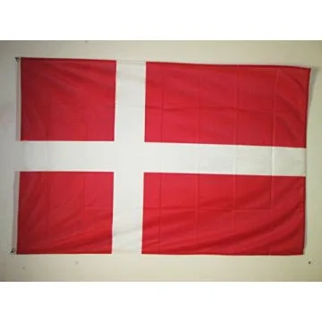 DRAPEAU DANEMARK 150x90cm oeillets - DRAPEAU DANOIS 90 x 150 cm Spécial Extérieur - DRAPEAUX