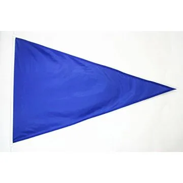DRAPEAU PLAGE BLEU TRIANGLE 150x100cm - DRAPEAU FLAMME DE BAIGNADE BLEUE 100 x 150 cm Spécial Extérieur - DRAPEAUX