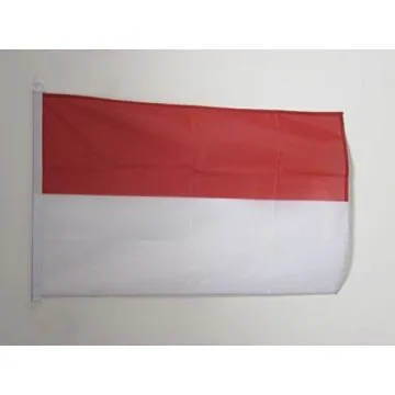 DRAPEAU MONACO 90x60cm - DRAPEAU MONÍ?GASQUE 60 x 90 cm Spécial Extérieur - DRAPEAUX