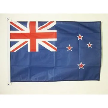 DRAPEAU NOUVELLE-ZÍ?LANDE 90x60cm - DRAPEAU NÍ?O-ZÍ?LANDAIS 60 x 90 cm Spécial Extérieur - DRAPEAUX