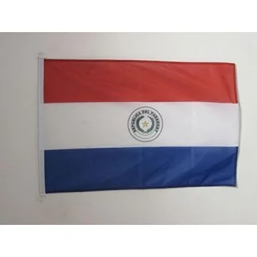 DRAPEAU PARAGUAY 90x60cm - DRAPEAU PARAGUAYEN 60 x 90 cm Spécial Extérieur - DRAPEAUX