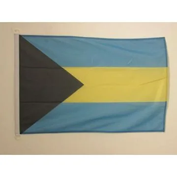 DRAPEAU BAHAMAS 90x60cm - DRAPEAU BAHAMÍ?EN 60 x 90 cm Spécial Extérieur - DRAPEAUX