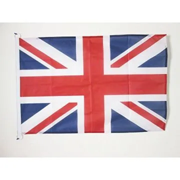 DRAPEAU ROYAUME-UNI 90x60cm - DRAPEAU ANGLAIS - UK - GRANDE BRETAGNE 60 x 90 cm Spécial Extérieur - DRAPEAUX