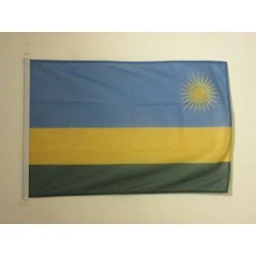 DRAPEAU RWANDA 90x60cm - DRAPEAU RWANDAIS 60 x 90 cm Spécial Extérieur - DRAPEAUX