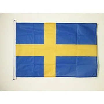 DRAPEAU SUÍ?DE 90x60cm - DRAPEAU SUÍ?DOIS 60 x 90 cm Spécial Extérieur - DRAPEAUX