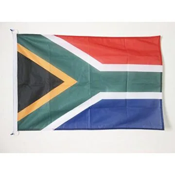 DRAPEAU AFRIQUE DU SUD 90x60cm - DRAPEAU SUD AFRICAIN 60 x 90 cm Spécial Extérieur - DRAPEAUX