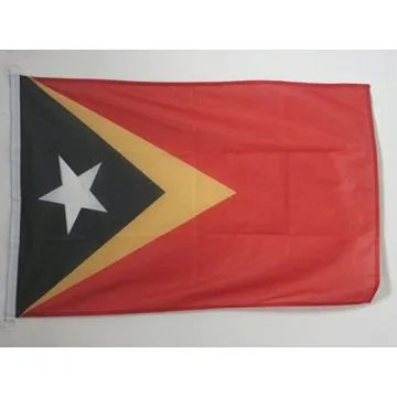 DRAPEAU TIMOR ORIENTAL 90x60cm - DRAPEAU TIMORAIS 60 x 90 cm Spécial Extérieur - DRAPEAUX