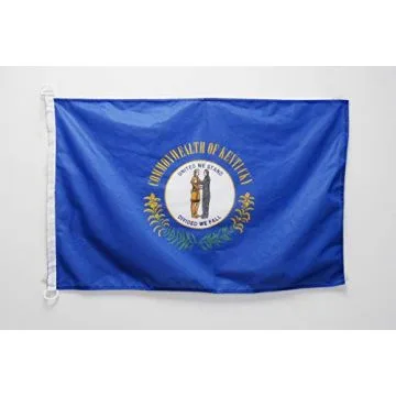 Drapeau Kentucky 90x60cm - Drapeau Etat américain - USA - Etats-Unis 60 x 90 cm Spécial Extérieur - Drapeaux