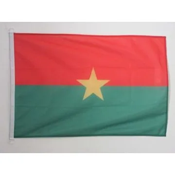 DRAPEAU BURKINA FASO 90x60cm - DRAPEAU BURKINABAIS 60 x 90 cm Spécial Extérieur - DRAPEAUX