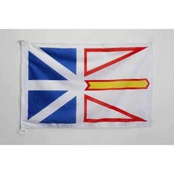 Drapeau Terre-Neuve-et-Labrador 90x60cm - Drapeau canadien - Canada 60 x 90 cm Spécial Extérieur - Drapeaux