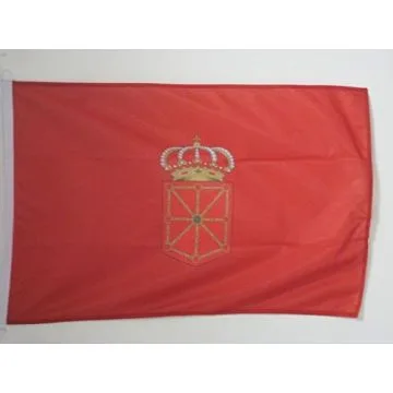 DRAPEAU NAVARRE 90x60cm - DRAPEAU DE NAVARRA - ESPAGNE 60 x 90 cm Spécial Extérieur - DRAPEAUX