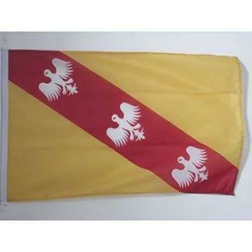DRAPEAU LORRAINE 90x60cm - DRAPEAU LORRAIN - FRANCE 60 x 90 cm Spécial Extérieur - DRAPEAUX